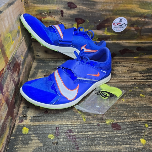 Nike Other - Nike Zoom Rival Jump Men's Size 9.5 Track Shoes Spikes Blue DR2756-400 New